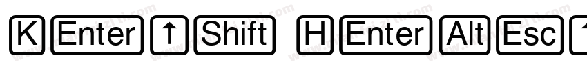 Keys Heavy Normal字体转换